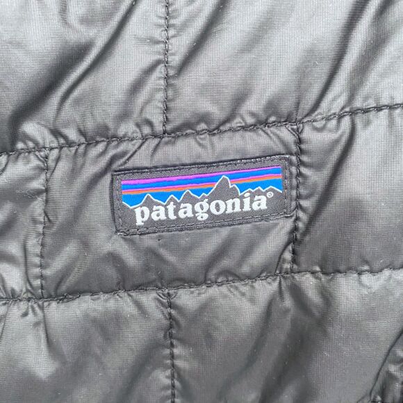 Patagonia Nano Puff Quilted Puffer Black Jacket Women's Small - Picture 9 of 9